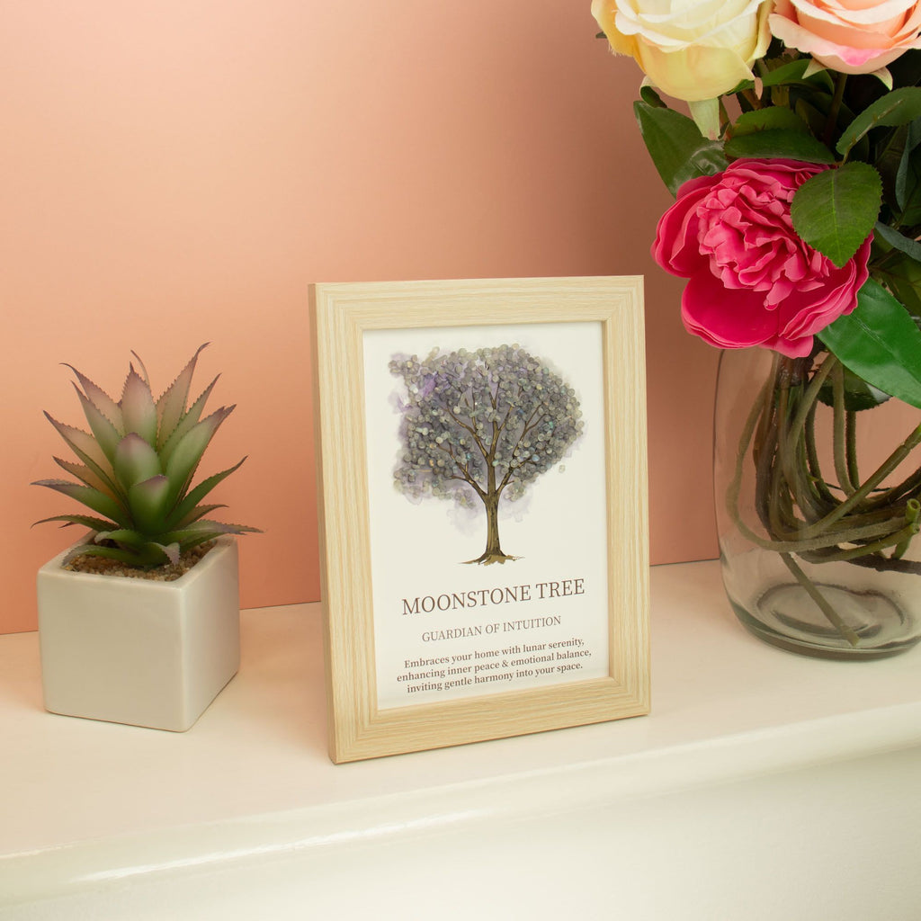 Gemstone Tree of Life Picture 20x14.7cm - Moonstone – view 3
