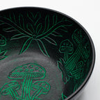 Aluminium Singing Bowl - Magic Mushroom - Green (20cm)