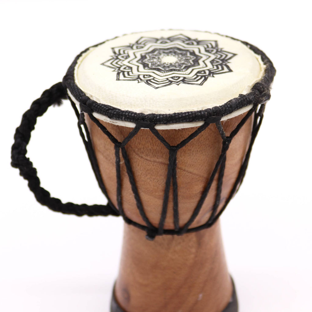 Mandala Wide Top Djembe Drum - 15cm – view 3