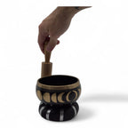 Moon Phase Singing Bowl Set - Black (10.7cm) – view 5
