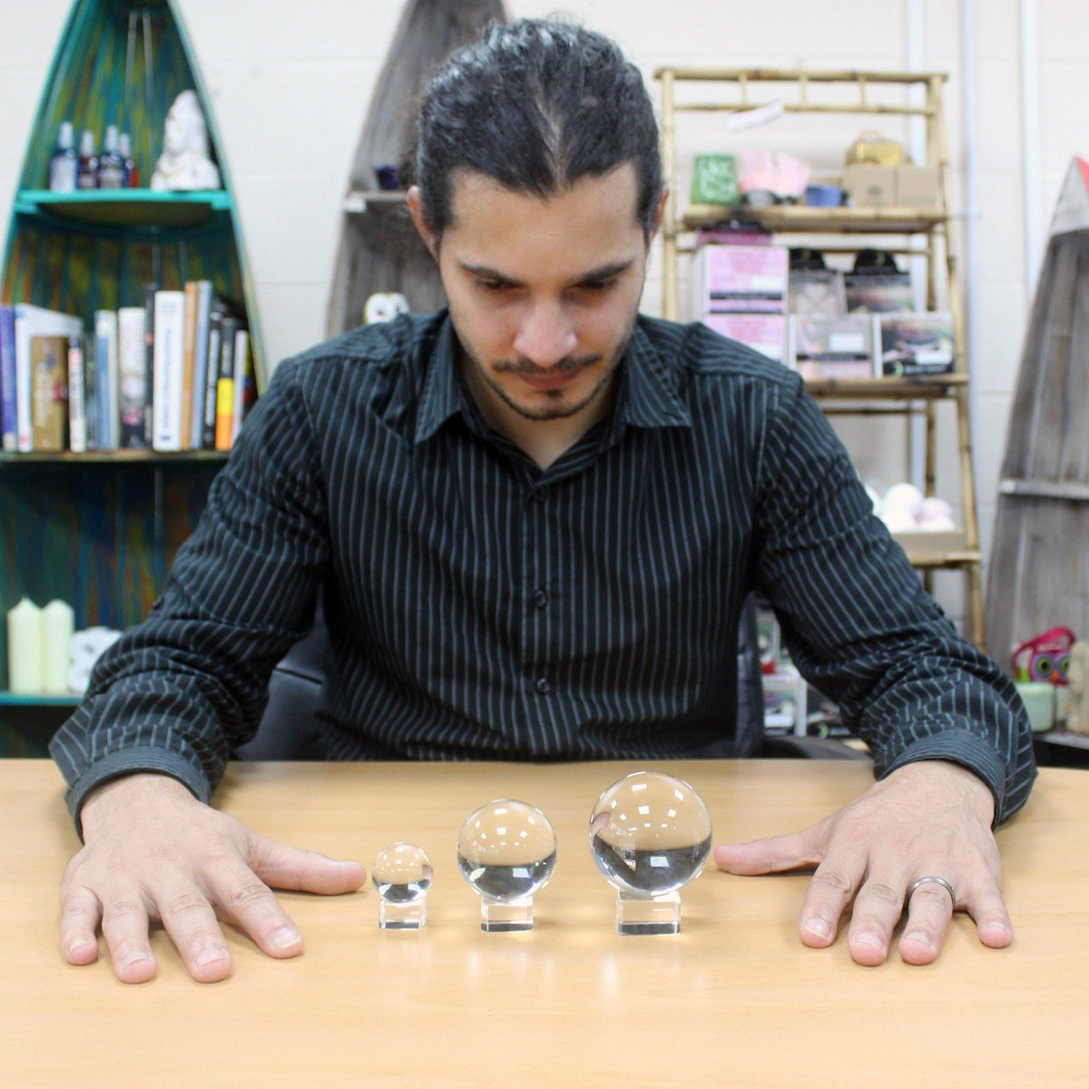 Crystal Ball on Stand 30mm – view 5