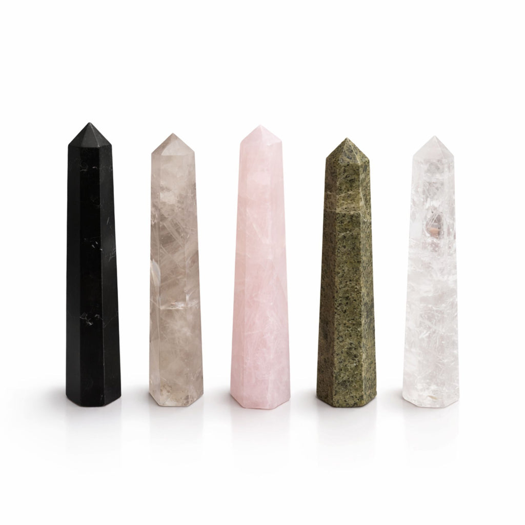 Smoky Quartz Six Face Obelisk Point approx 11cm – view 2
