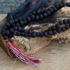 108 Bead Rudraksha Mala Necklace - Dark – view 6