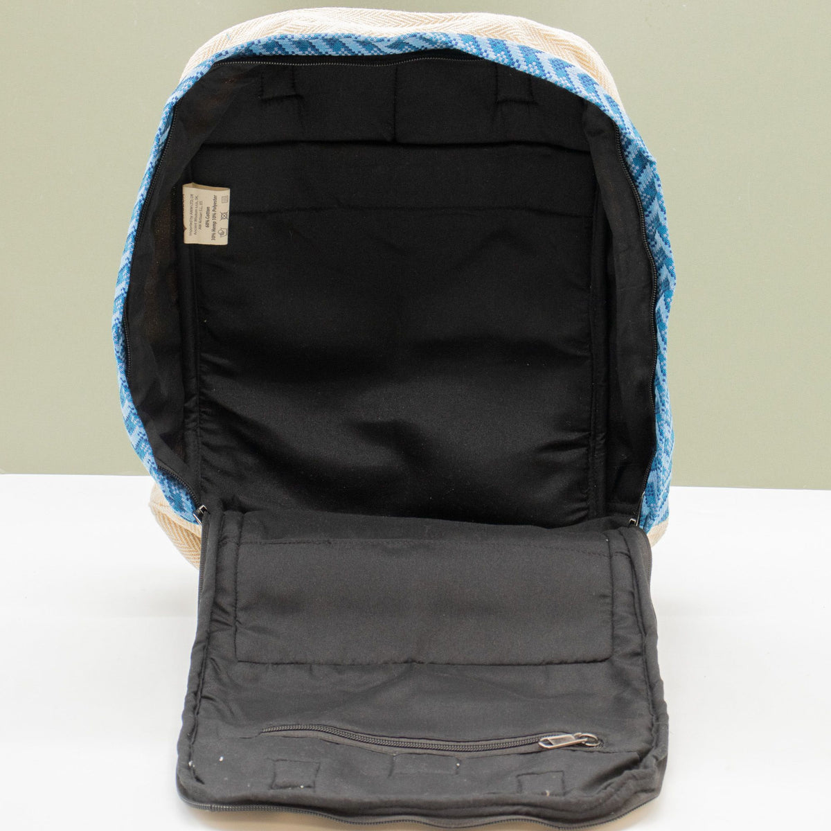 Large Kathmandu Backpack - Dhaka Design (39x28x13cm) – view 10