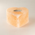 Himalayan Salt Candle Holder - Medium Heart