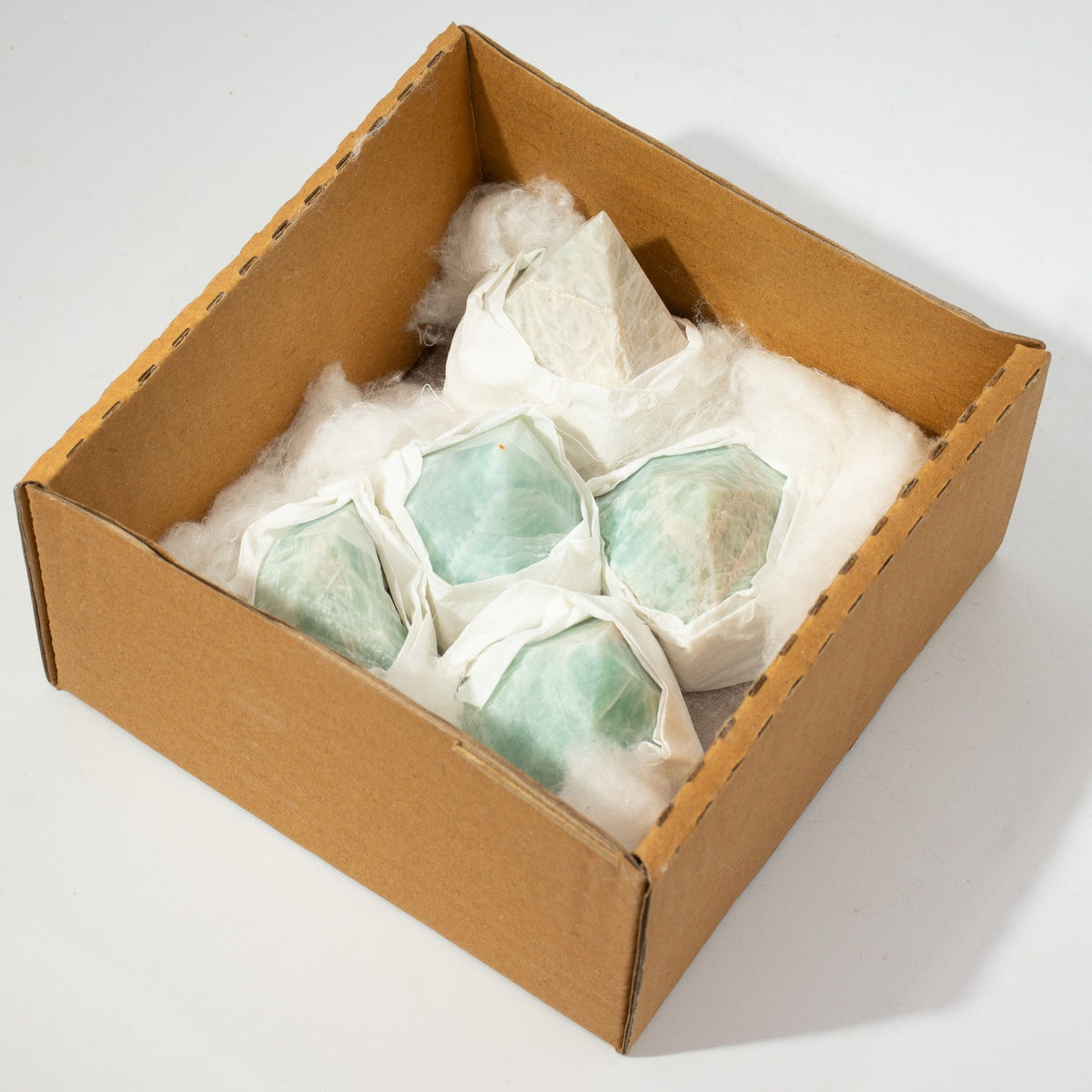 Indian Amazonite Top Polished Gemstone Point, pack of 5-6 pieces – view 3