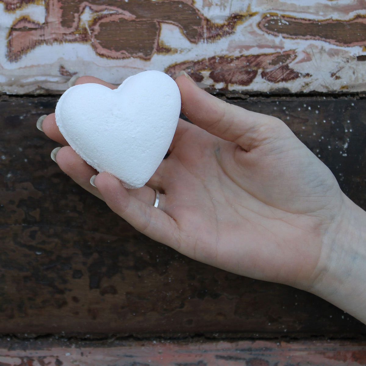 Bomba da bagno cuore 70 g - cocco