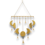 Brass Moon Phases Wind Chime, 43x40cm – view 2