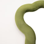 Squiggly Large Cloud Mirror - Moss Green - 33.4x23.5cm – view 4