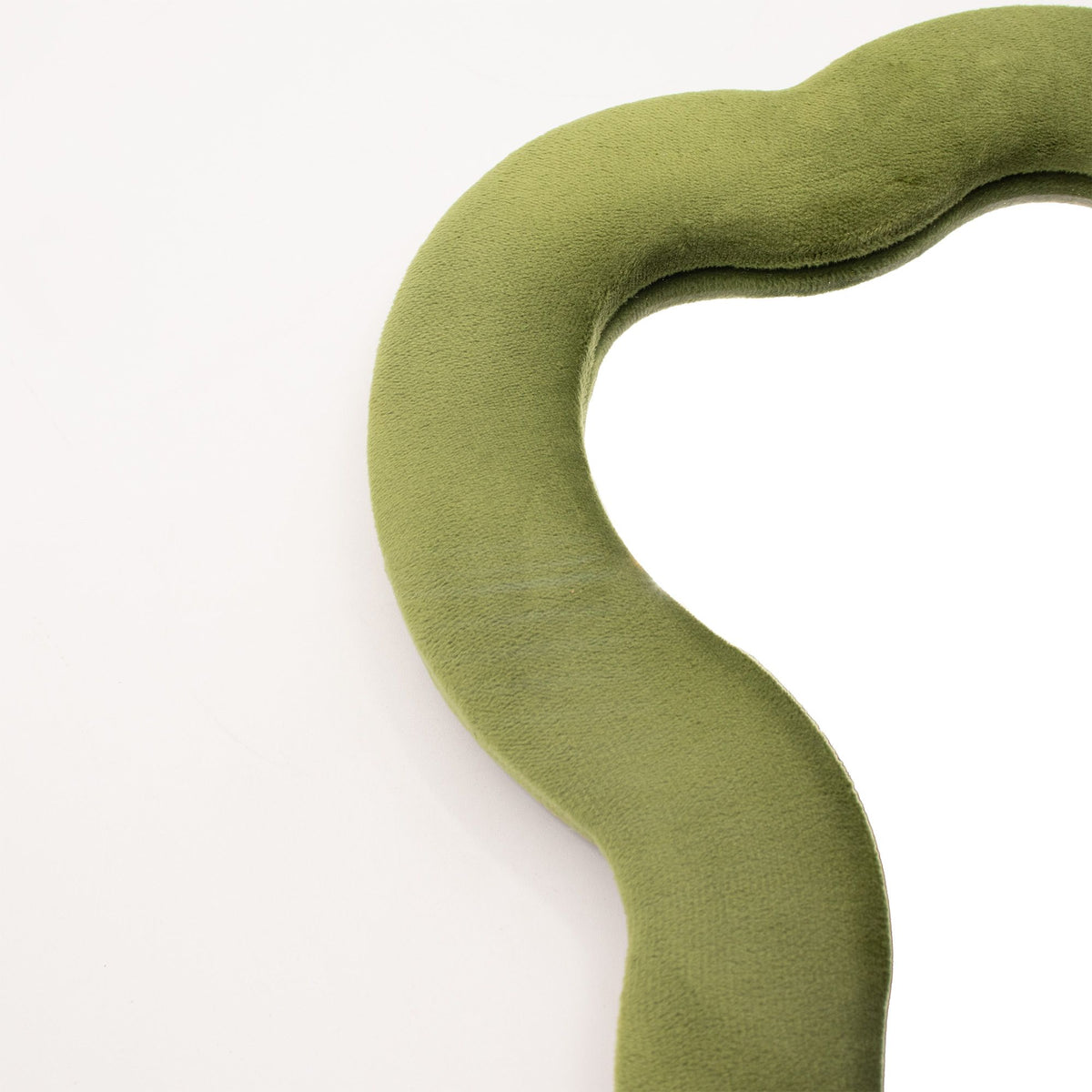Squiggly Large Cloud Mirror - Moss Green - 33.4x23.5cm – view 4