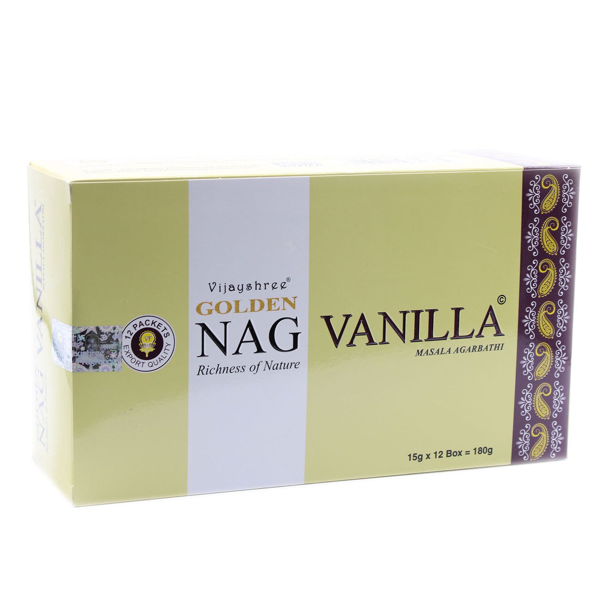 Golden Nag Golden Vanilla Incense Sticks 15g Pack – view 2