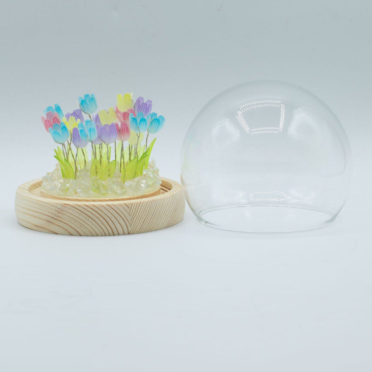 Floral Glow Dome - Multi Tulips, LED USB – view 2