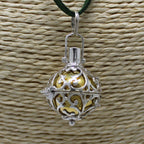 Silver Angel Bell Necklace - Healing - 23mm – view 4
