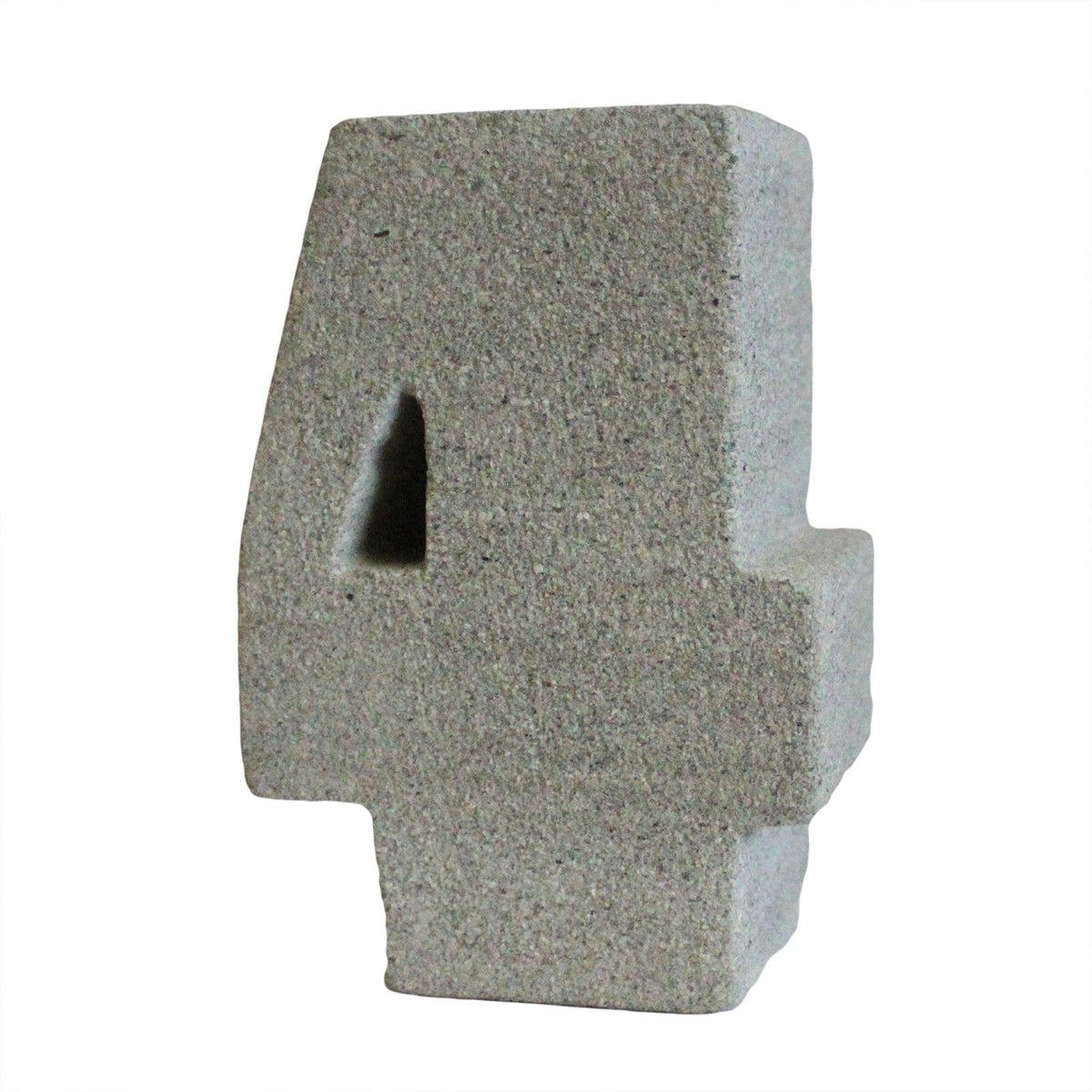 Number 4 Granite Candle Holder