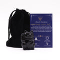 Black Obsidian Lucky Cat Figure 50x35x25mm