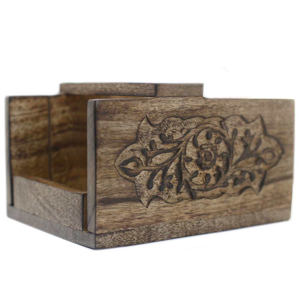 Carved Mango Wood Soap Loaf Cutter – view 2