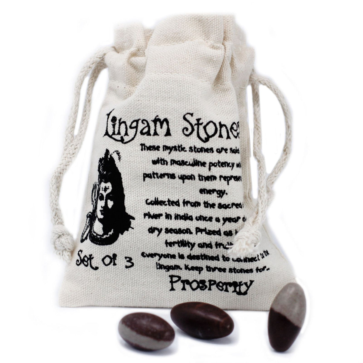 One Inch Shiva Lingam Stones - Set of 3 – view 4