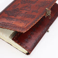Large Book of Shadows, Dark Tan, 200 Pages – 25x18 cm