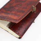 Large Book of Shadows, Dark Tan, 200 Pages – 25x18 cm