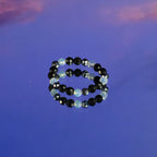 Nymph Gemstone Ring Set - Full Moon Moonstone & Amethyst – view 4