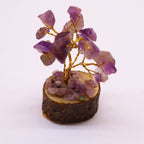 Amethyst Mini Gemstone Tree on Wood Base, 15 Stones – view 3