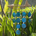 String Fish & Blue Capiz Shell Wind Chime
