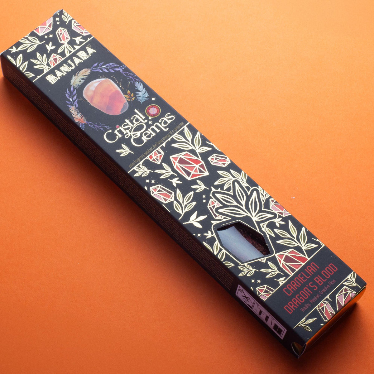 Banjara Crystal Gemas Incense Sticks - Carnelian Dragon's Blood – view 2