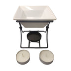 Square Ceramic and Metal Oil Burner Stand – view 4