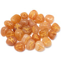 Yellow Aventurine Rune Stone Set in Cotton Pouch