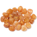 Yellow Aventurine Rune Stone Set in Cotton Pouch