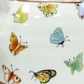 Ceramic Herbal Teapot Set with 6 Cups - Butterflies
