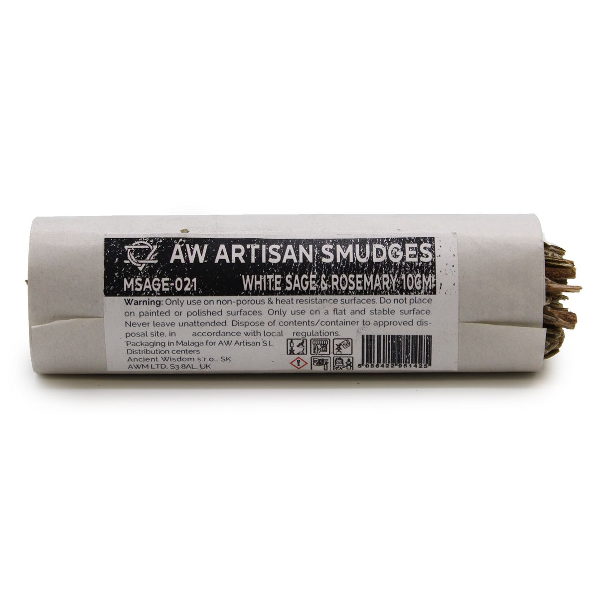 White Sage & Rosemary Smudge Stick 10 cm