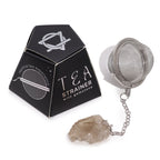 Smoky Quartz Raw Crystal Tea Strainer – view 3