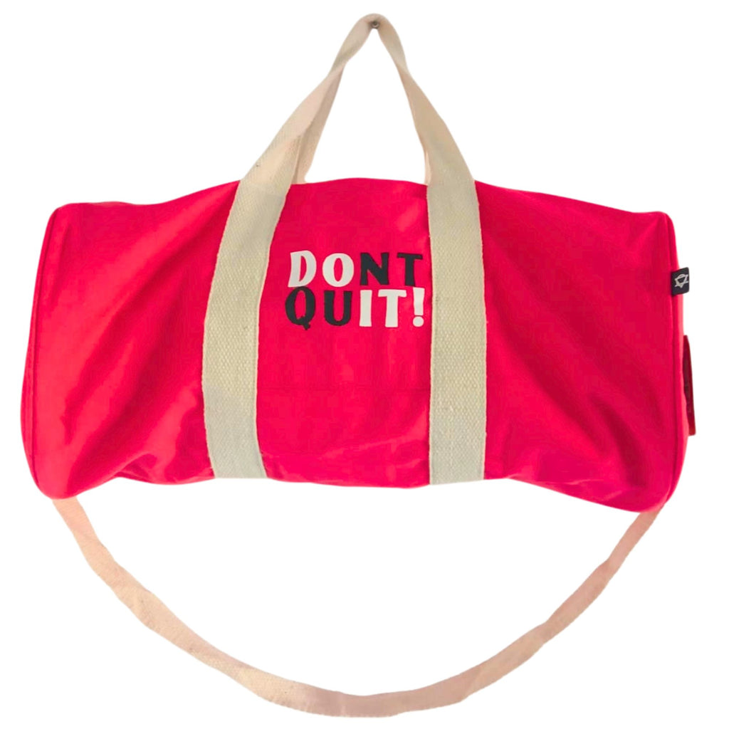 Don't Quit Gym Bag Cherry Pink – view 3