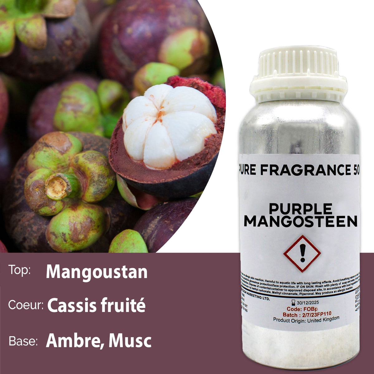 Purple Mangosteen Pure Fragrance Oil - 500ml – view 5