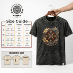 Nomad Sari Stonewashed T-Shirt - Stay Wild Moon Child - Blue - Small – view 7