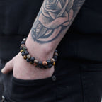 Protection Friendship Bracelet Set - Dalmatian Jasper & Yellow Agate – view 8