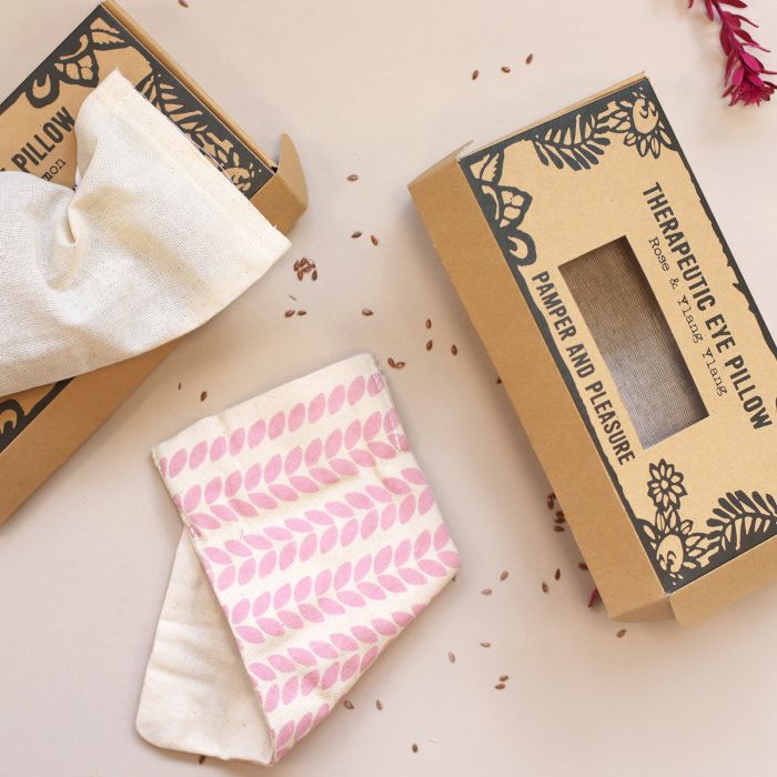 Agnes + Cat Pamper & Pleasure Rose Eye Pillow – view 3