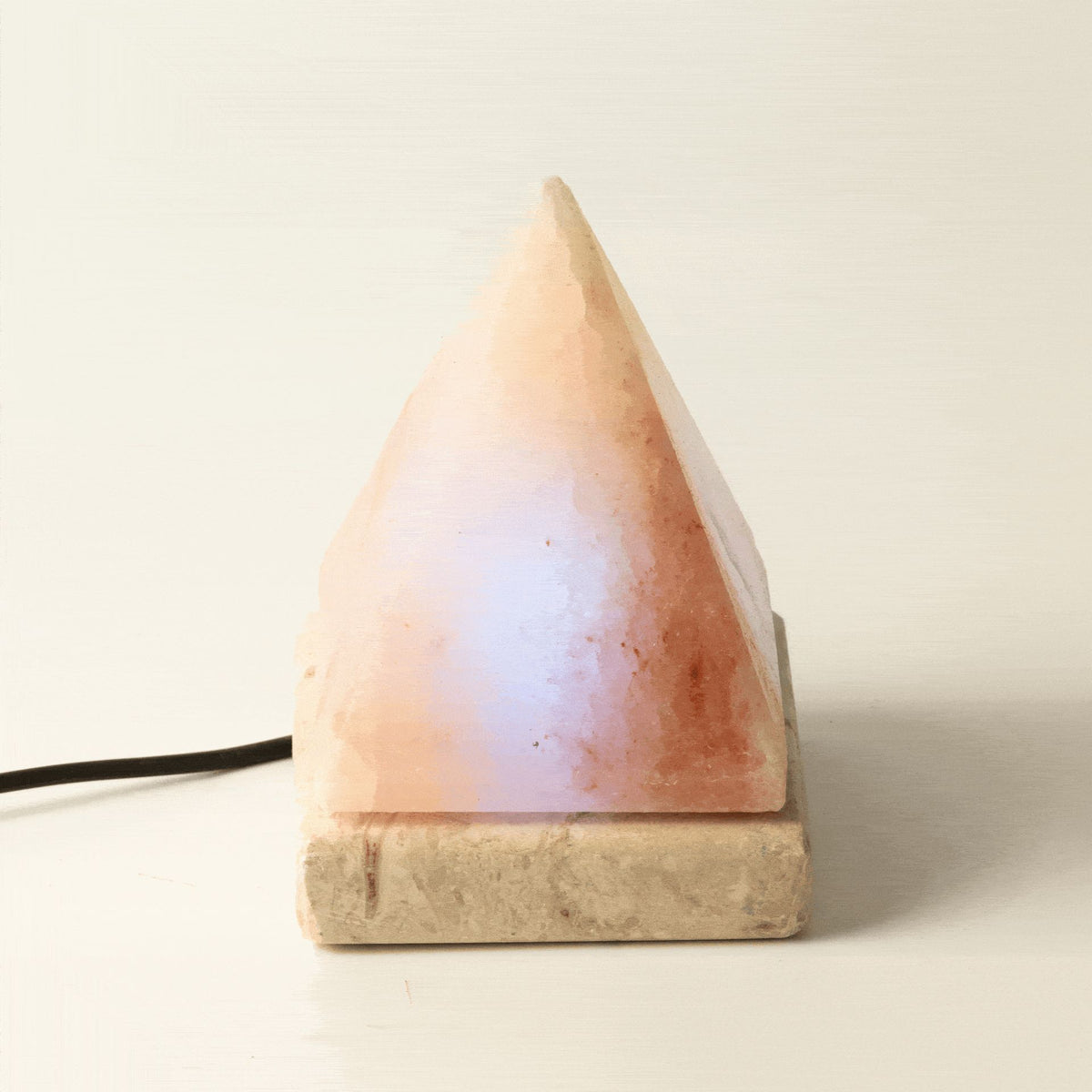 USB Pyramid Himalayan Salt Lamp, 9 cm, Colour Changing – view 5