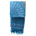 Teal Orange Mandala Sarong