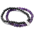 Magnetic Amethyst Gemstone Bracelet – view 2