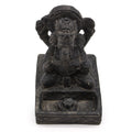 Feng Shui Ganesh Incense Burner in Black Antique