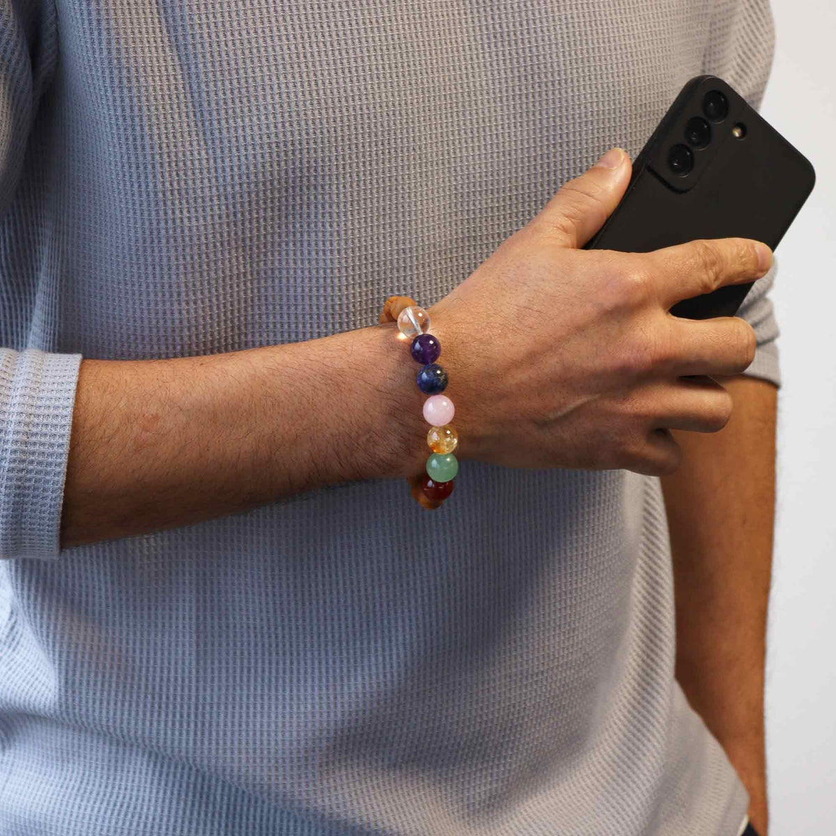 Cedarwood & Seven Chakra Bangle – view 5