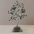 Moss Agate Gemstone Tree with Orgonite Base - 160 Stone