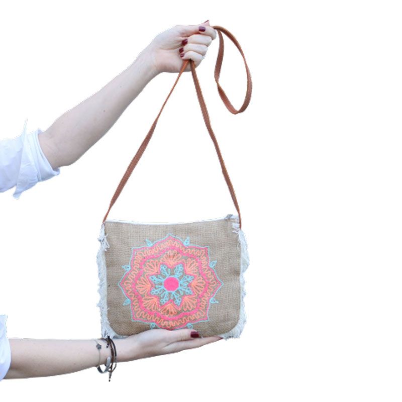 Fab Fringe Bag - Hamsa Print – view 3