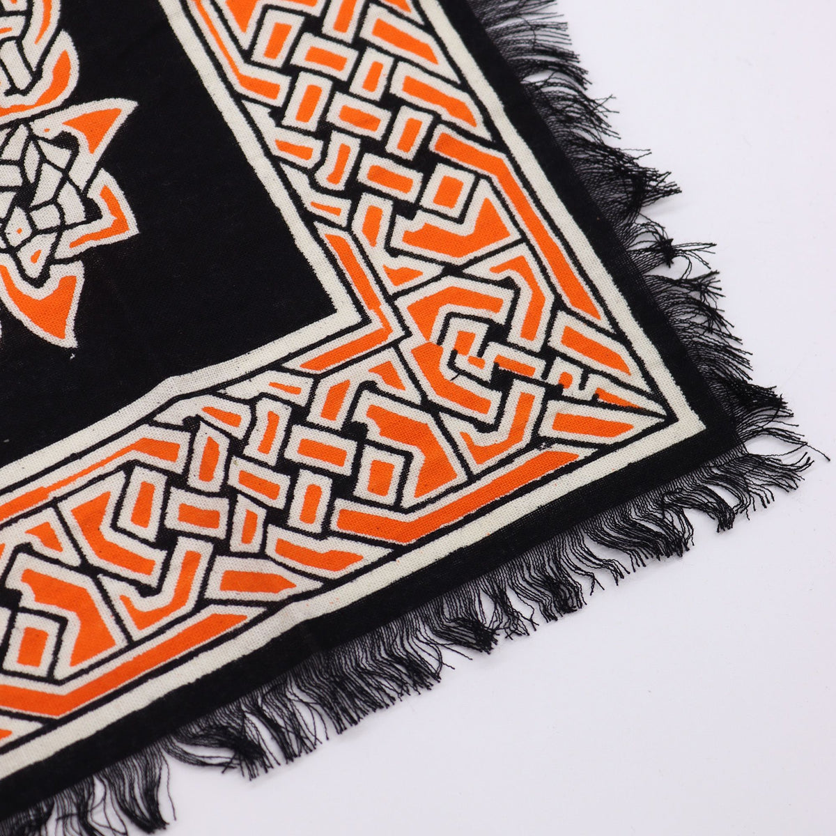 Fringed Cotton Altar Cloth - Earth Mother Design