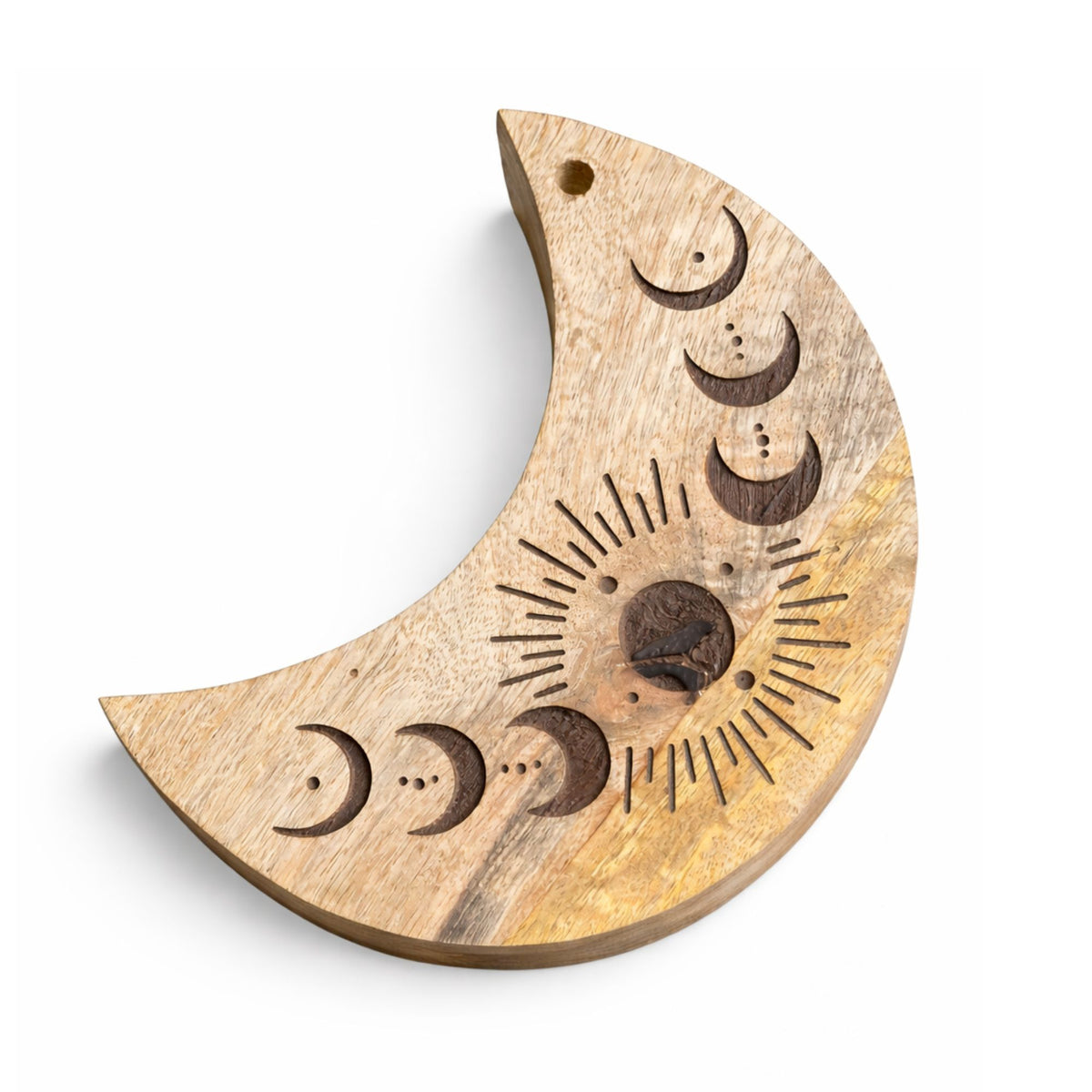 Moon Shaped Sliding Box for Tarot and Crystals – view 3