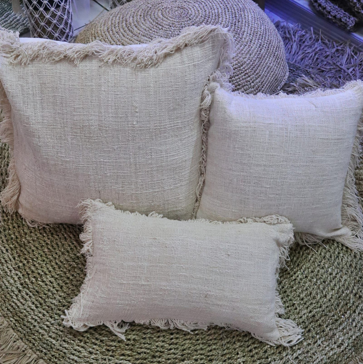 Cotton Cushion Cover - Plain - 30x50cm – view 3