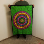 Cotton Wall Art (70x110cm) - Mandala Vibrant – view 2