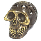 Vintage-Finish Brass Skull – Large – view 6